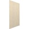 Ekena Millwork 94H x 1/4T Adjustable Wood Slat Wall Panel Kit w/ 4W Slats, Birch contains 11 Slats SWW55X94X0250BI - alternate 3
